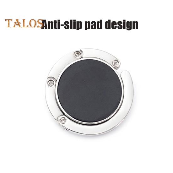 Składany wieszak na torbę z magnesem, antypoślizgowa konstrukcja, uniwersalna kompatybilność, kompaktowy, przenośny wieszak na torebkę