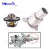 SET 8200557693 82007000092 8200700094 Kühlmittelthermostatgehäuse & Thermostat für RENAULT CLIO III MEGANE II MODUS SCENIC II