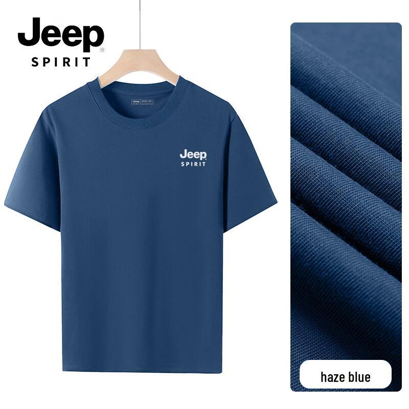 JEEP SPIRIT Men s Heavyweight Cotton Short Sleeve T-Shirt 3XL