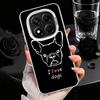 French Bulldog Black Desgin Soft Phone Case for Xiaomi Redmi Note 13 14 15 Pro Plus 12S 12 11S 11 11T 10S 10 Shockproof Cover Ba
