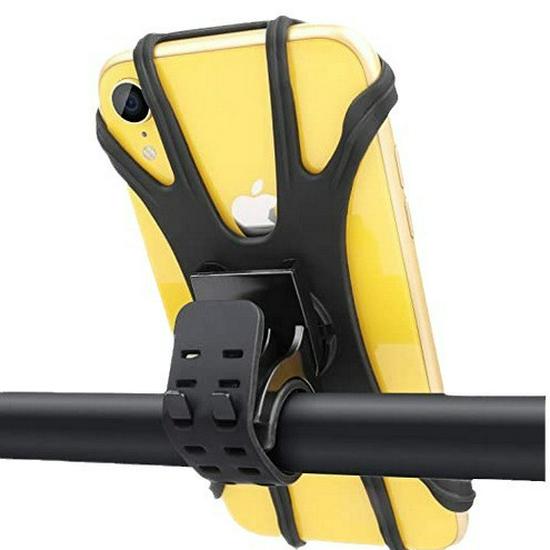 Universal Detachable Car Phone Holder – Silicone Mount for Cycling & Driving