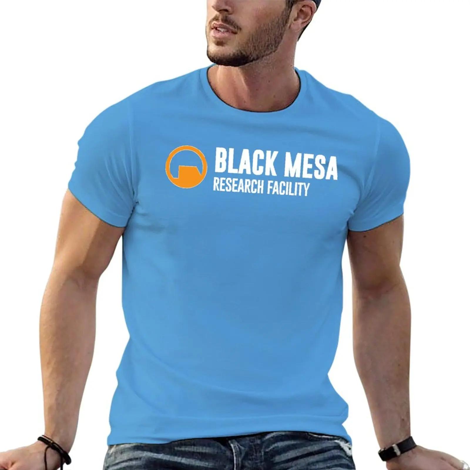 Футболка Black Mesa Research Facility топы летняя футболка с графическим принтом мужские футболки S
