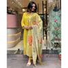 Indian Pakistani Designer Kurti Set Women Bollywood Party Wear Kurta Pant Set VNA-2314