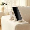 Creative Plastic Phone Dock Cute Rabbit Holder, 3D Printed Cell Stand, Bunny Shape Mobile Holder Universal Hands-Free Desktop Mount for Smartphones