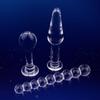 Erotic Pyrex Glass Dildo Anal Bead Butt Plug For Fetish Bdsm Bondage Couples Flirting Adults Games Sex Toys For Women Men Gay