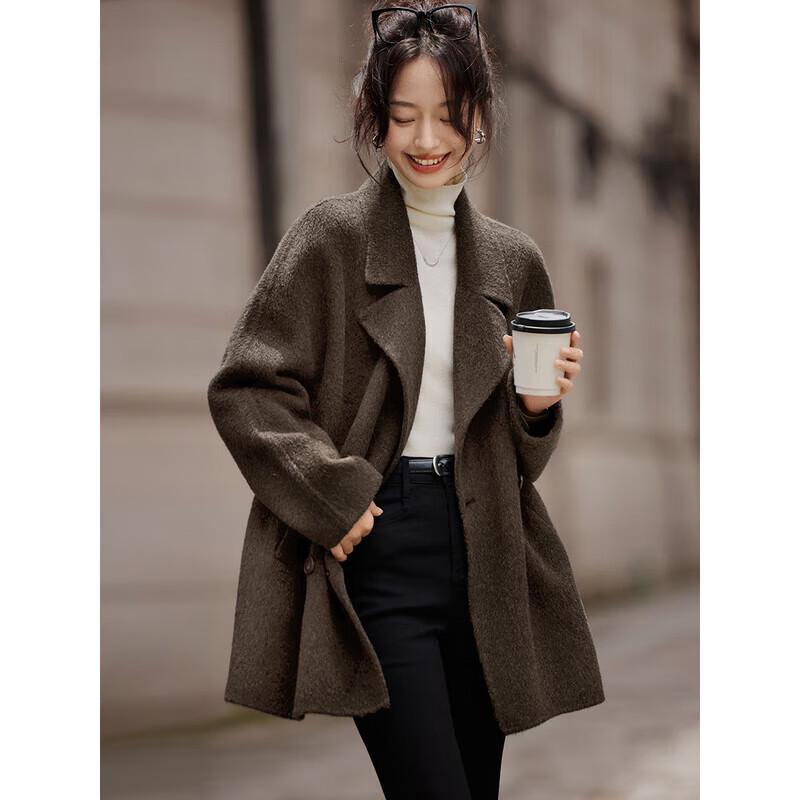 Women's All Wool Double-Sided Overcoat