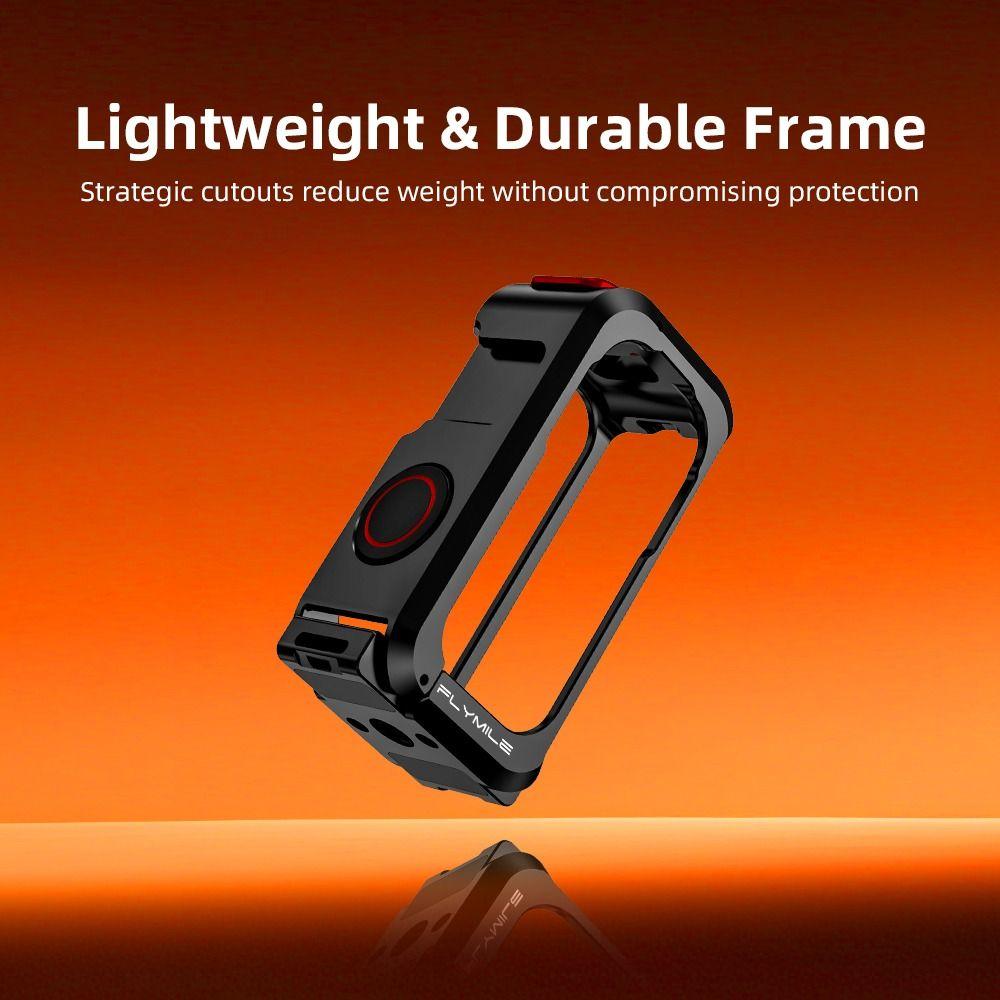 Quick Release Metal Rabbit Cage Expansion Frame for DJI Osmo Nano Action Camera Accessories