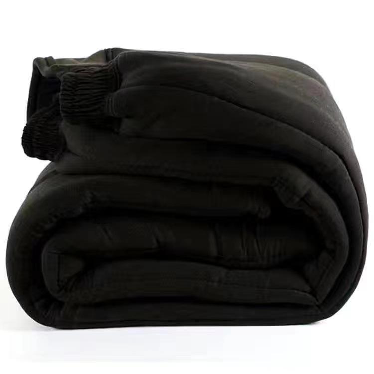 

Warm Fleece-Lined Camel Hair Trousers for Women: Loose, Thickened, Grandma Style, Ideal for Middle-Aged and Elderly Outdoor Wear. Medium 3XL (115-135 jin)