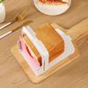 Bread Slicer Adjustable Toast Loaf Slicing Machine Foldable Plastic Bread Cutting Guide Tools For Homemade Bread Kitchen Baking
