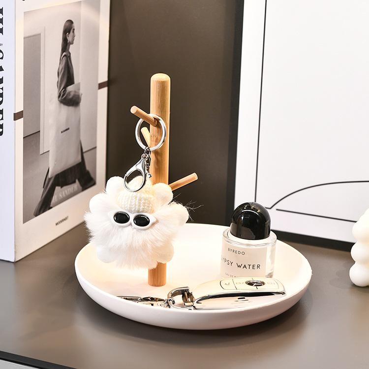 Luxury Entryway Console Table with Key Storage and Decorative Tray