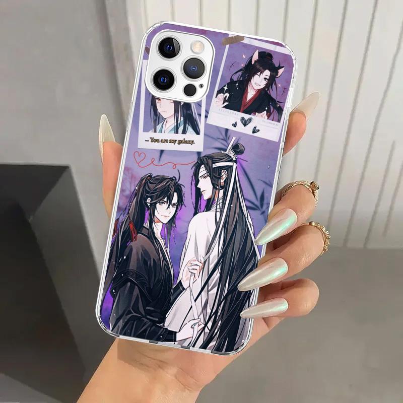 Anime Mo Dao Zu Shi Handyhülle für iPhone 17 Air 16 15 Plus 14 13 Mini 12 11 Pro Max 16E 7 8 SE 2020 Weiche Hülle Druckschale 17 A