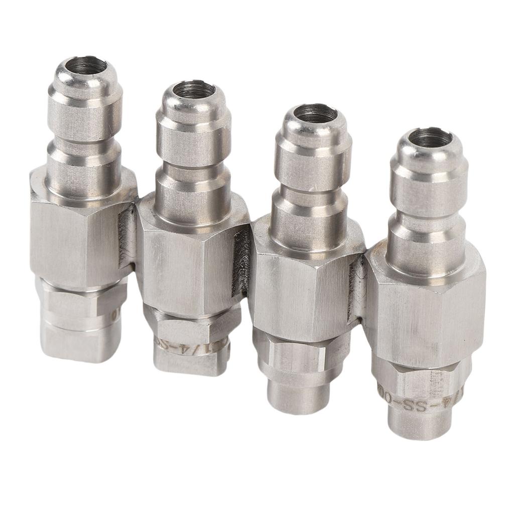 4 Way High Pressure Washer Nozzle 1 4 Inch Quick Connect 4GPM J Rod Hose Nozzle for Soft Wash System