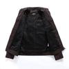 Men's Fleece-lined Suede-feel Embroidered Leather Jacket for Autumn/Winter Motorcycle Trend