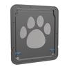 Pet Screen Door Magnetic Flap Screen Automatic Lockable Black Door for Dogs