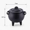 Retro Cast Iron Incense Burner with Lid Burner Household Mini Aromatherapy Burner Creative Decoration Meditation Sage Burner