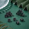 15Pcs 304 Stainless Steel Beads, Column, Black, 8x6mm, Hole: 4mm