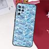 Japanese Style Floral Texture Case For Oppo A18 A98 A38 A58 A78 A60 A80 A40 A96 A76 A16 A94 A74 A54 A15 A17 A57 A77 A5 Pro