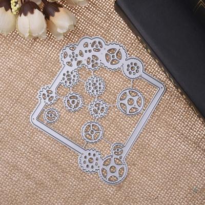Wreath Gear Bird Birthday Cutting Dies DIY Scrapbooking Photo Album Decorative Sheet Stencils Mold