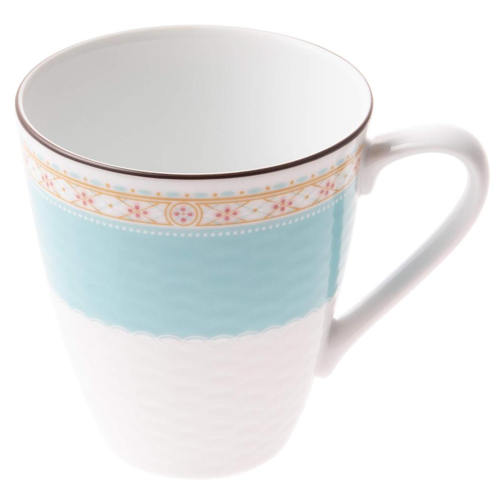Noritake Becher 295cc Humming Mikrowellengeeignet (Paar) Blau, Sicher, Porzellan, P5355L/1645