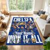 Chelsea Fc Football Player Customized Name Floor Mat Design for Study room Game Room Decorate room Dormitory Antislip Carpet Decorate Offices