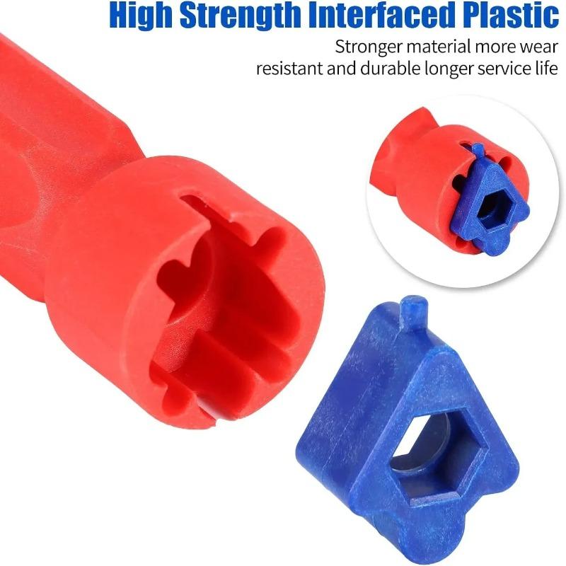 17/13/10mm Cheie profesională de reparare a scaunului de toaletă Cheie de instalare a scaunului de toaletă universală Slăbire ușoară 17/13/10mm