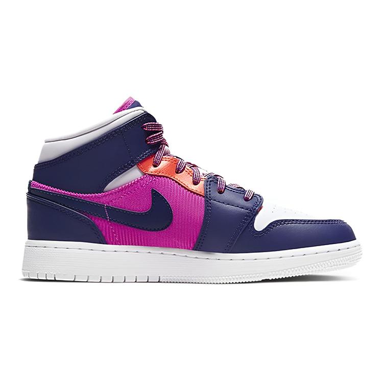 Jordan 1 Mid GS Fire Pink 555112-602