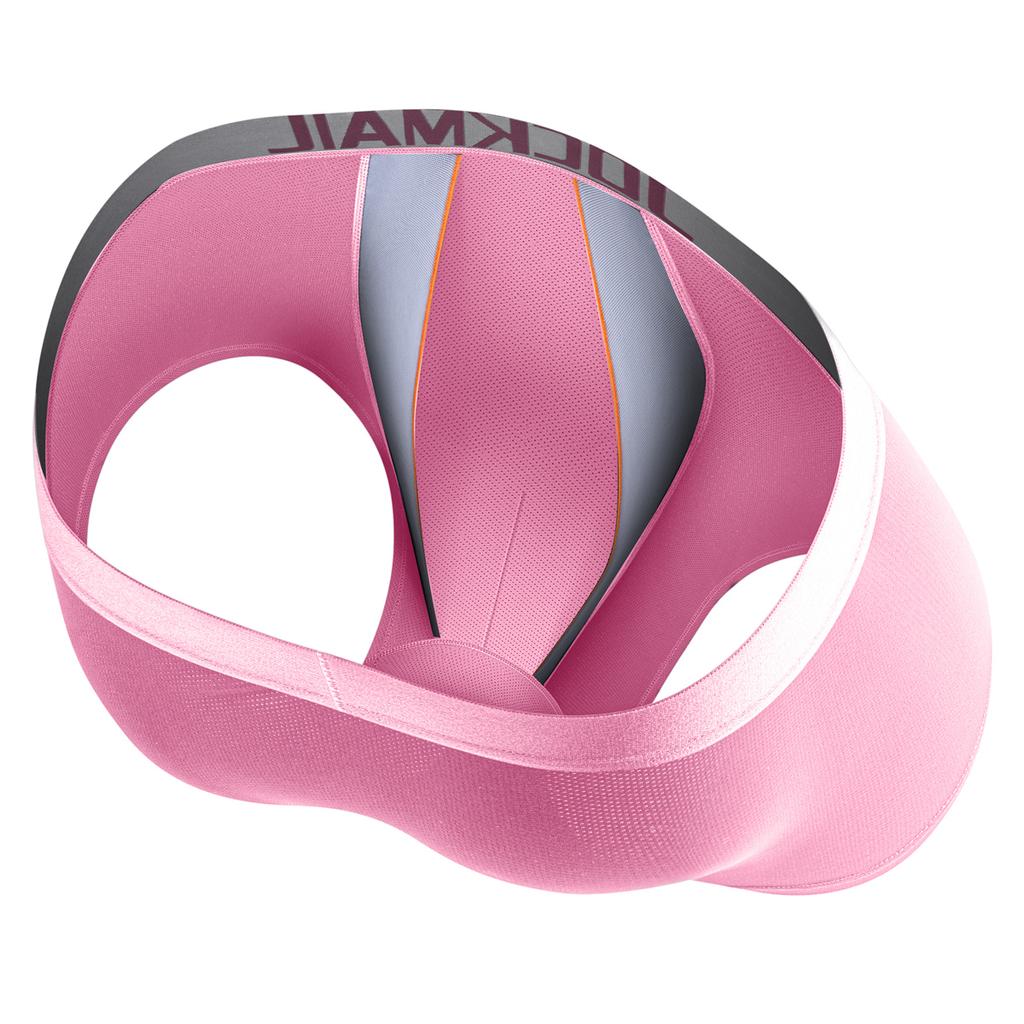 Boxer JOCKMAIL atmungsaktive Mesh-Unterhose mit langen, flachen Ecken, niedrige Taille, Sport-Hodensack für bequeme Boxershorts, tägliche Freizeit, bequeme Badehose