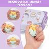 Purple Large Stationery Box Waterproof Handle Stationery Bag with Decompression Toys (Random Delivery) College Office Workers Girls Boys Teenagers