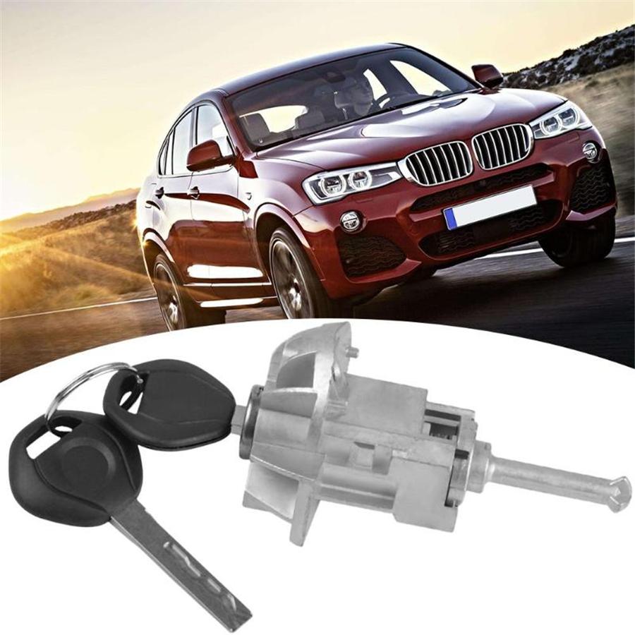 

LEFT DRIVER DOOR LOCK CYLINDER BARREL ASSEMBLY W/ KEY Fit For BMW E46 3 SERIES 01-06