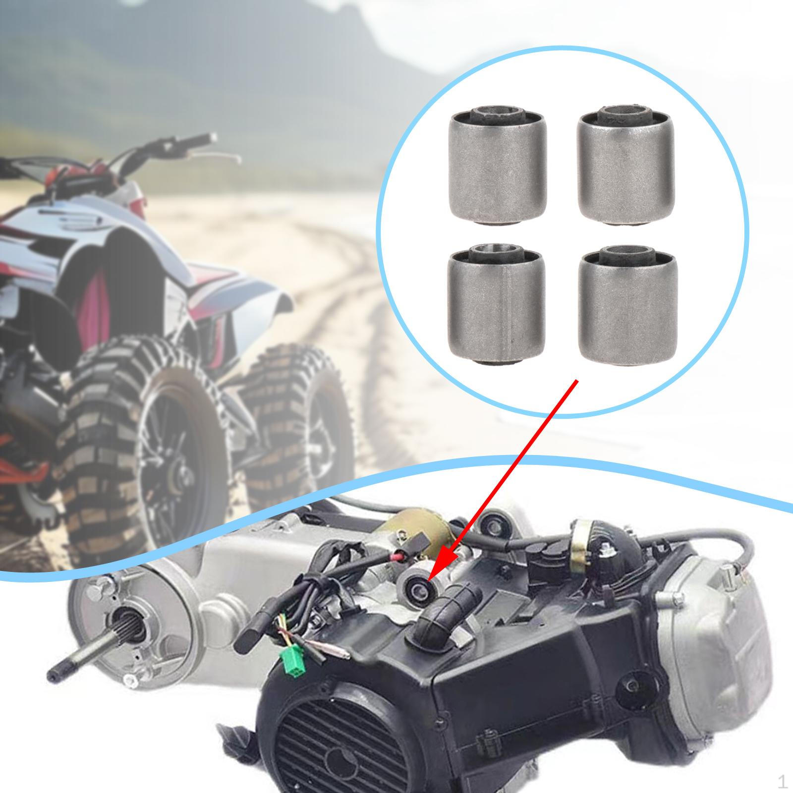 

4 штуки втулок заднего маятника Мотоциклетный аксессуар Запасные части для пляжного транспортного средства 3cmx3.5cmx1.2cm