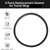 10Pcs Tumbler Lid Seals Lid Silicone Gasket Rings Leakproof Cup Lid Gasket Seals for Tumbler Mugs Easy To Install