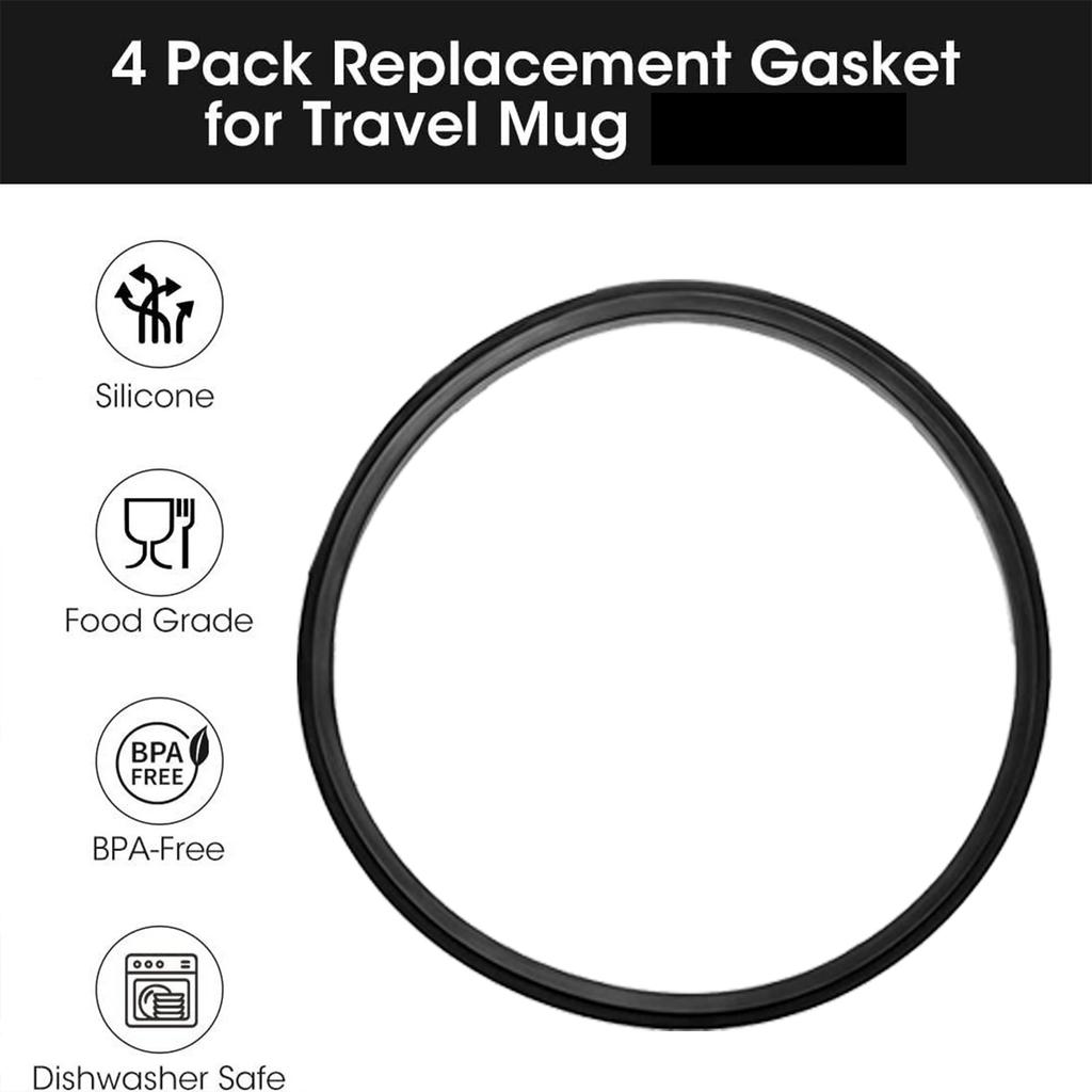 10Pcs Tumbler Lid Seals Lid Silicone Gasket Rings Leakproof Cup Lid Gasket Seals for Tumbler Mugs Easy To Install