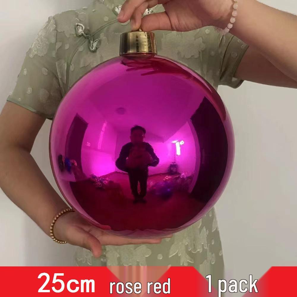 Custom Electroplated Round Christmas Hanging Ornament