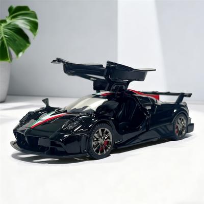 1:32 Huayra Imola Super Car Model Diecasts & Toy Car Metal Model Sound and Light Car Toys Collectibles For Childrens Gifts