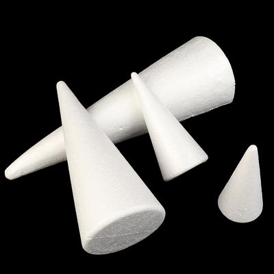 Polystyrene Cone Flat Foam Cone For Handmade Craft Diy Accessory Party Celebration Festival Home Decoration