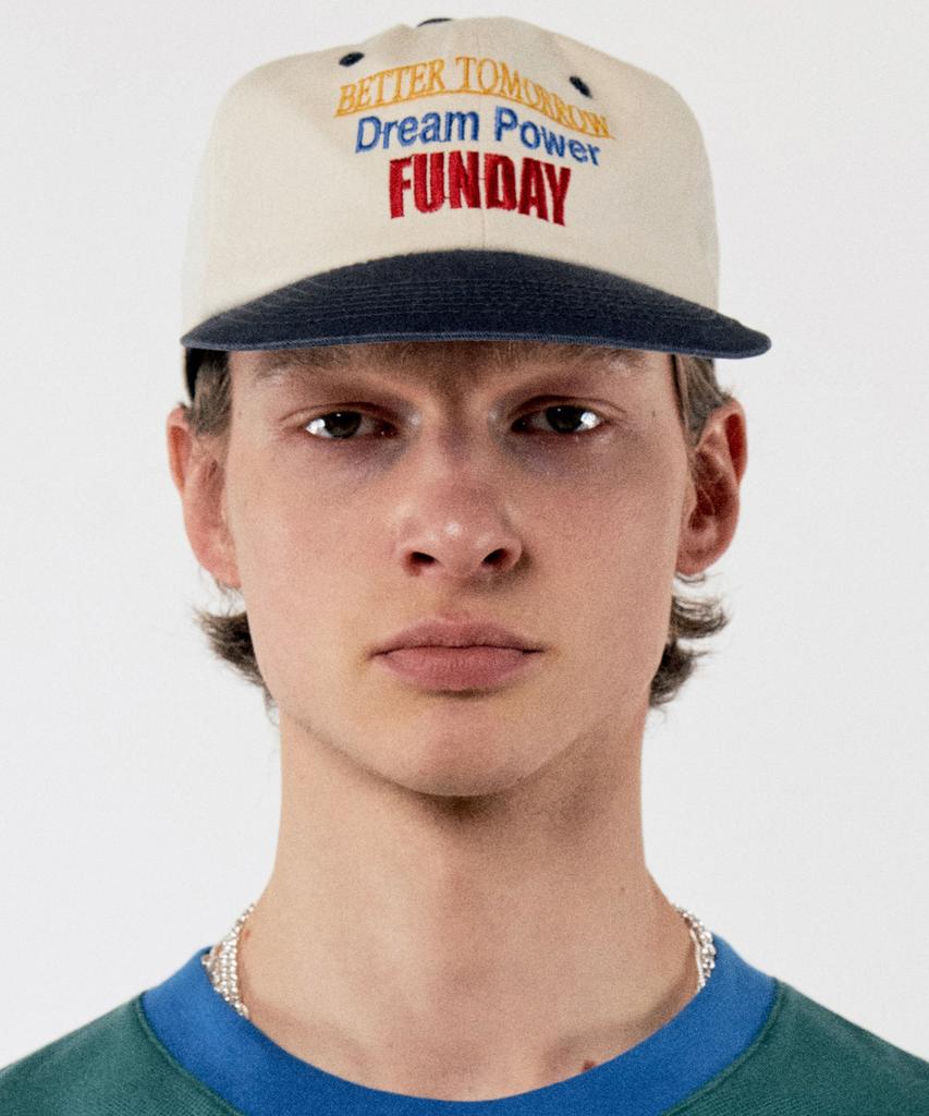 GOLDEN SUNSHINE Funday 5-Panel Cap_Vanila Navy