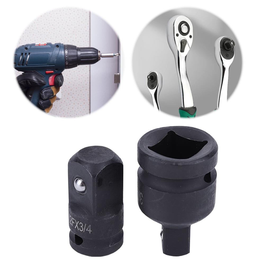2Pcs Socket Converter Adapter Reducer Set 3/4 To 1/2 Adapter 1/2 To 3/4 Adapter Impact Driver Socket Adapter Air Impact Tool