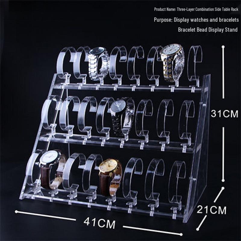 Acrylic Watch & Bracelet Display Stand Holder