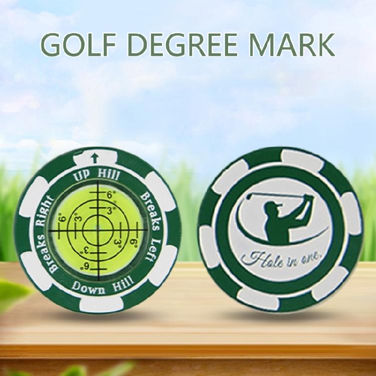 Golfball Mark Bubble Levels Measuring Tool Golfs Putting Aid Tool Round Bubble Levels High Precisions Reader Easy to Use