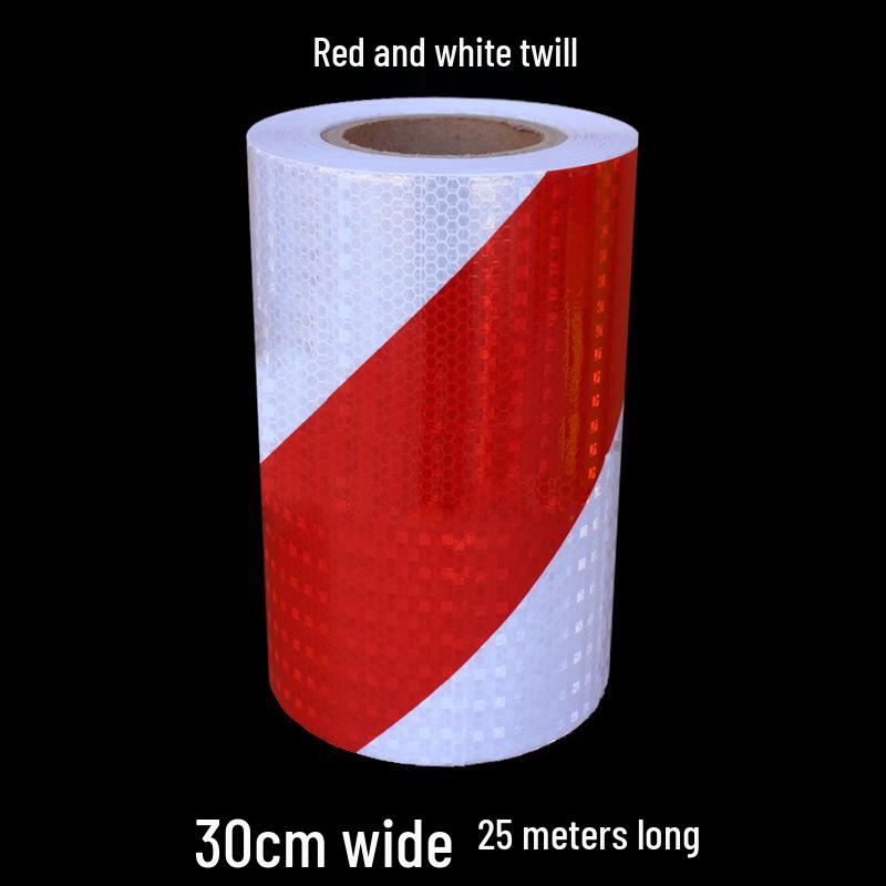 5cm Black Yellow Reflective Honeycomb Arrow Warning Tape Car Sticker