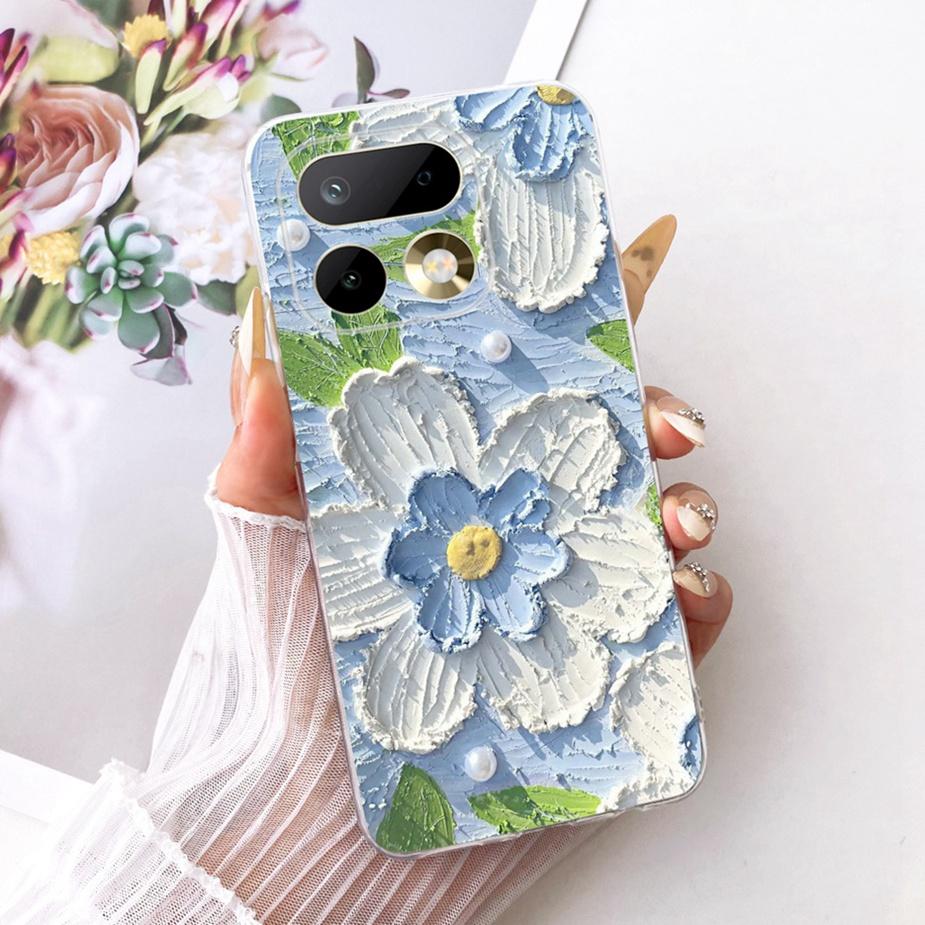 For Realme 16 Pro 5G Case RMX5121 Luxury Flowers Painted Cover Soft Slim Phone Case For Realme 16 Pro Plus Realme16 Pro+ 5G Bags