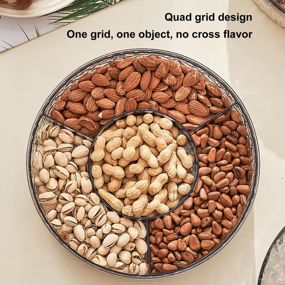 Capacitate cutie de organizare pentru gustări Capacitate cutie de depozitare Cutie de depozitare cu trei straturi pentru alimente pentru festivalul de acasă Tavă pentru gustări cu fructe de masă Bomboane