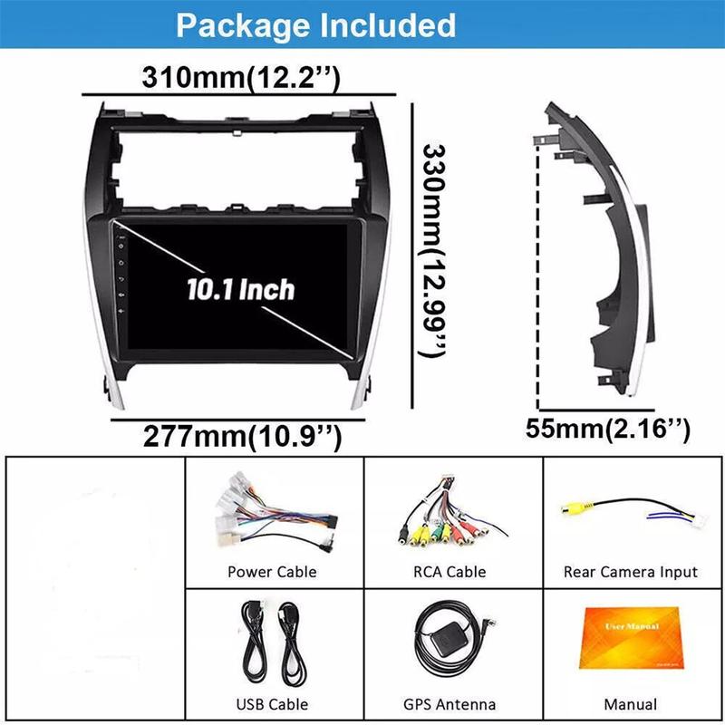 10.1-inch Android 14 Navigation Car Radio Built-in WI-FI Car Radio High Definition for Toyota US Camry 12-14