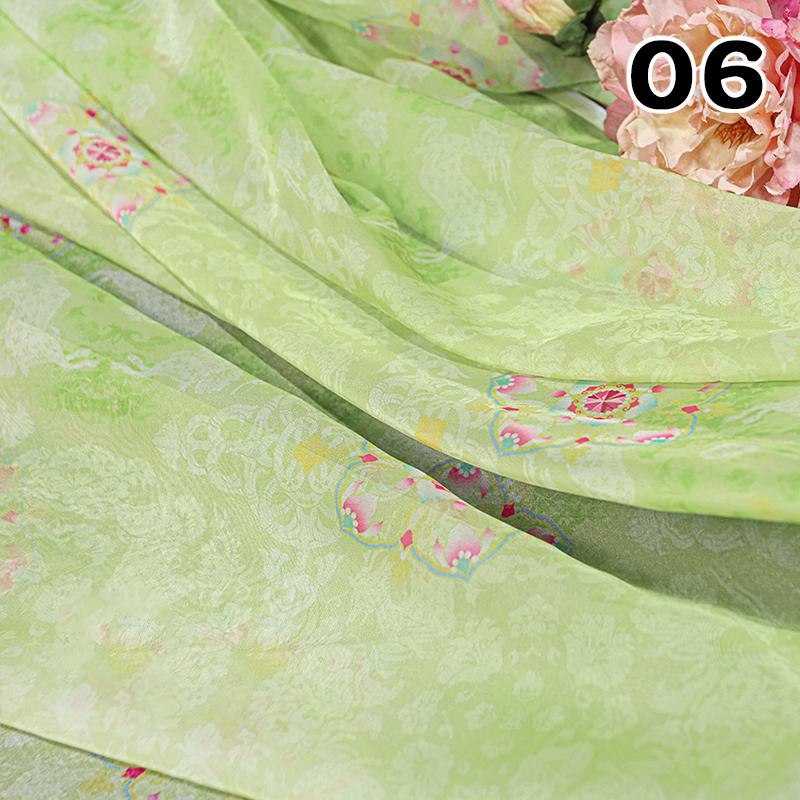 100*150cm Chinese Ancient Classical Traditional Chiffon Fabric For Sewing Hanfu Dress Horse Face Skirts Stage Costume