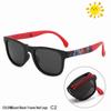 Kids' Foldable Polarized UV Protection Cartoon Sunglasses - Unisex & Comfortable