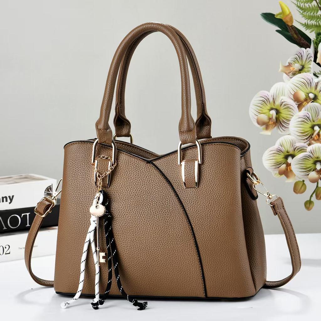 Bolsas Transversais Femininas Bolsas de Mão Bolsas Tote Bolsa de Ombro Bolsas Transversais de Mão Couro PU Bolsa Tote com Alça Superior Bolsa de Ombro para Mulheres