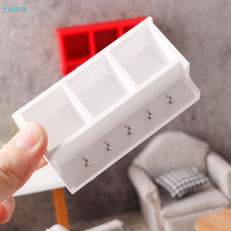 1/12 Dollhouse Wall Storage Rack For Micro Landscape Decoration Miniature Food Toy Model Role Play Doll House Accessories