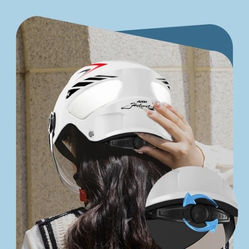 Helmet Electric Car Battery Motorcycle Helmet Summer Sunscreen Light Men and Women Universal Cute Hard Hat