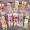 Giraffe Colorful Numbers 0-9 Birthday Cake Candles Creative Birthday Party Medium Number Candles