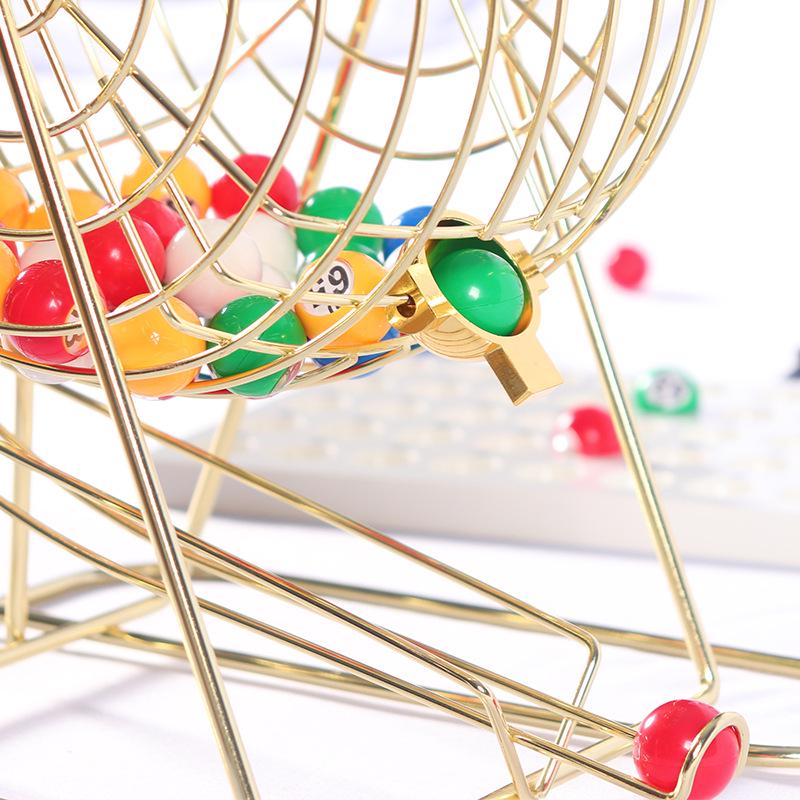 Mini Manuelle Bingo-Lotteriemaschine für Kinder oder Veranstaltungen